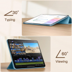 JETech Manyetik iPad Air M2 Klf (11 in)-Blue