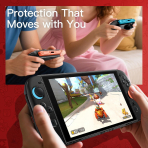 JETech Nintendo Switch 2 Dockable Klf -Black Clear