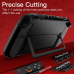 JETech Nintendo Switch 2 Dockable Klf -Black Clear