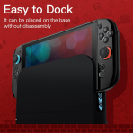 JETech Nintendo Switch 2 Dockable Klf -Black Clear