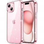 JETech Parltl iPhone 15 Klf -Pink