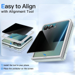 JETech Galaxy Z Flip 7 Privacy Ekran Koruyucu (2 Adet)