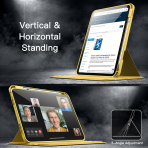 JETech Rotating iPad 10.Nesil Klf (10.9 in)-Yellow