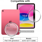 JETech Rotating iPad 10.Nesil Klf (10.9 in)-Pink