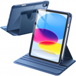 JETech Rotating iPad 10.Nesil Klf (10.9 in)-Navy