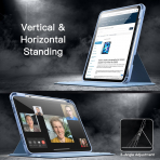 JETech Rotating iPad 10.Nesil Klf (10.9 in)-Blue