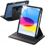 JETech Rotating iPad 10.Nesil Klf (10.9 in)-Black