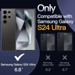 JETech Samsung Galaxy S24 Ultra Bumper Klf-Black
