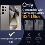 JETech Samsung Galaxy S24 Ultra Bumper Klf-Clear