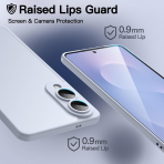 JETech Samsung Galaxy S25 Edge �nce Fit K�l�f-IcyBlue