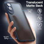 JETech Samsung Galaxy S25 Edge nce Fit Klf-Storm Blue