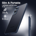 JETech Samsung Galaxy S25 Edge nce Fit Klf-Storm Blue