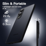 JETech Samsung Galaxy S25 Edge nce Fit Klf-Black