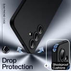 JETech Samsung Galaxy S25 FE nce Klf-Black