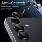 JETech Samsung Galaxy S25 FE Kamera Lens Koruyucu-Black