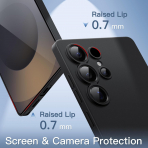 JETech Samsung Galaxy S25 Ultra nce Klf-Titanium Black