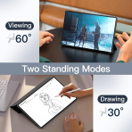 JETech Samsung Galaxy Tab S11 Ultra Standl Klf-Black