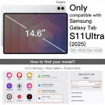 JETech Samsung Galaxy Tab S11 Ultra Standl Klf-Navy