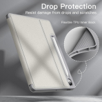 JETech Samsung Galaxy Tab S9 FE Standl Klf-Silver