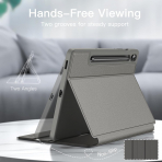 JETech Samsung Galaxy Tab S9 FE Standl Klf-Gray