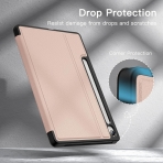 JETech Samsung Galaxy Tab S9 S Kalem Tutuculu Standl Klf-Rose Gold