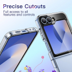 JETech Samsung Galaxy Z Flip 6 Clear Klf 