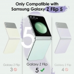 JETech Samsung Galaxy Z Flip 5 Klf -Frosted Clear