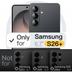 JETech Samsung Galaxy S26 Plus Slim K�l�f-Black