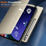 JETech Standl Folio Galaxy Tab S9/S10 Ultra Klf-Beige