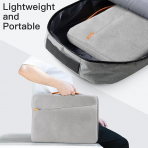 JETech Su Geirmez Laptop antas (13 in)-Light Grey