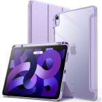 JETech Kalem Blmeli iPad Air 5/4.Nesil Klf(10.9 in)-Light Purple 