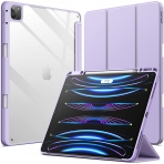 JETech iPad Pro Standl Klf (12.9 in)(6.Nesil)-Light Purple