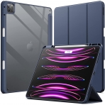 JETech iPad Pro Standl Klf (12.9 in)(6.Nesil)-Navy Blue