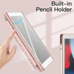 JETech iPad 9/8/7.Nesil Standl Klf (10.2 in)-Rose Gold