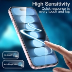 JETech Apple iPhone 15 Temperli Cam Ekran Koruyucu (3 Adet)