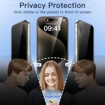 JETech iPhone 15 Pro Max Privacy Ekran Koruyucu (2 Paket)