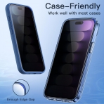 JETech iPhone 15 Pro Privacy Ekran Koruyucu (2 Paket)