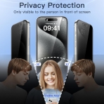 JETech iPhone 15 Pro Privacy Ekran Koruyucu (2 Paket)