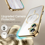 JETech iPhone 17 effaf MagSafe Klf -Gold