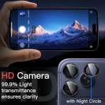 JETech iPhone 17 Pro Kamera Lens Koruyucu