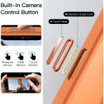 JETech iPhone 17 Pro Max 360 Dndrlebilir Klf-Orange