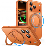 JETech iPhone 17 Pro Max 360 Dndrlebilir Klf-Orange