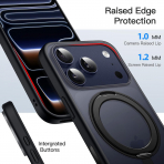 JETech iPhone 17 Pro Max 360 Dndrlebilir Klf-Black 