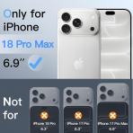 JETech iPhone 18 Pro Max Gizlilik Ekran Koruyucu