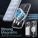 JETech iPhone 18 Pro Max Manyetik �nce K�l�f-Clear