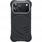 JETech iPhone 18 Pro Max Manyetik Silikon K�l�f-Black
