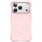 JETech iPhone 18 Pro Max Manyetik Silikon K�l�f-Light Pink