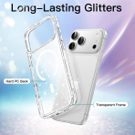 JETech iPhone 18 Pro Max Simli Manyetik K�l�f-Clear