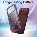 JETech iPhone 18 Pro Max Simli Manyetik K�l�f-Dark Cherry