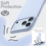 JETech iPhone 18 Pro Max Silikon K�l�f-Glacier